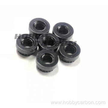 Carbon fiber countersunk hole press in nut m3